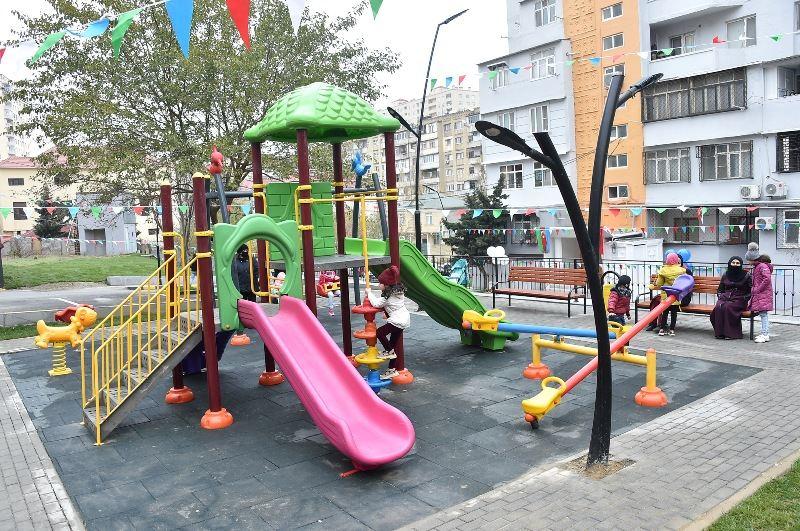 New yard successfully renovated in Baku's district [PHOTO]