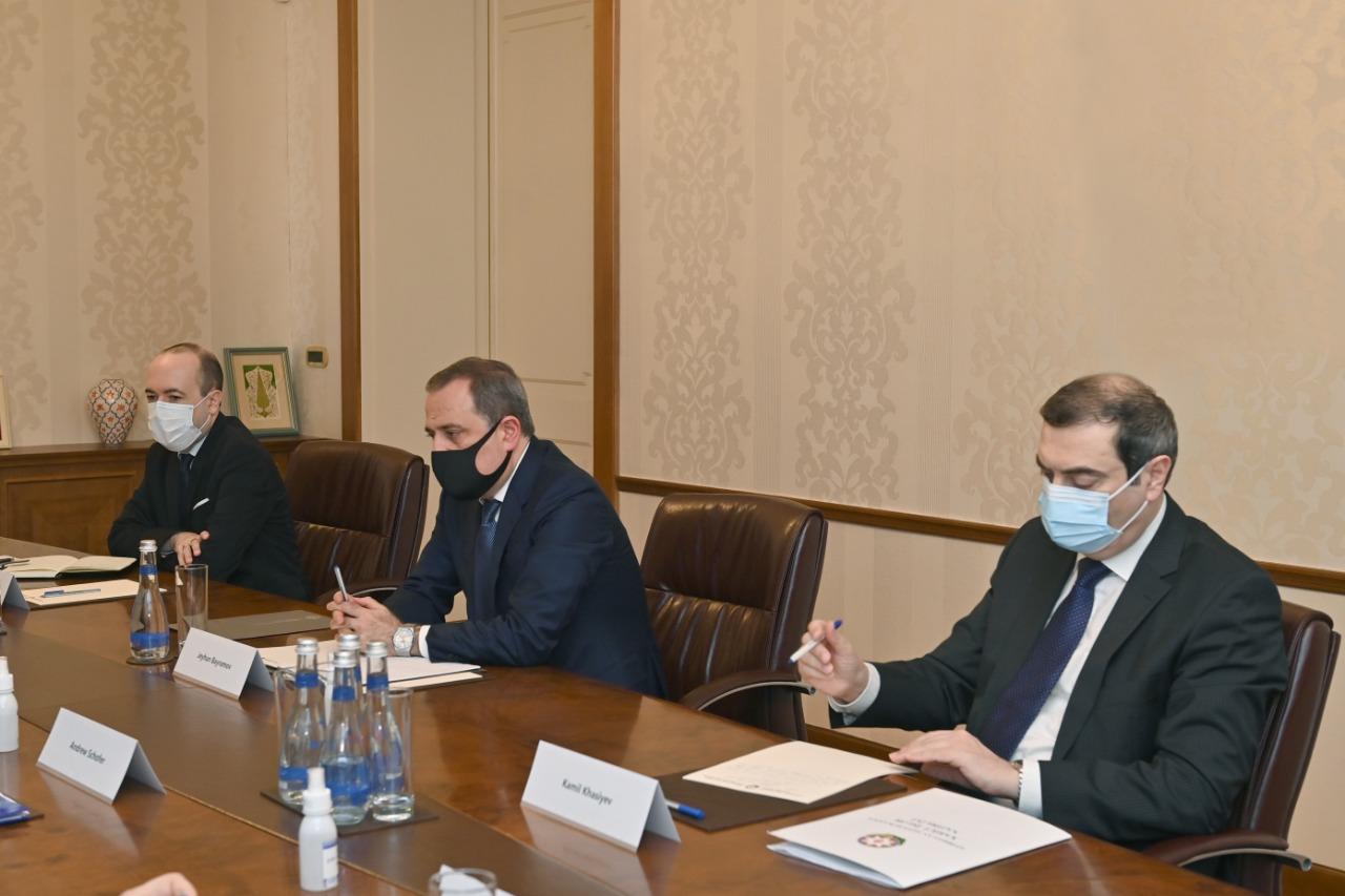 Azerbaijani FM, OSCE mediators mull regional situation, Karabakh peace deal
