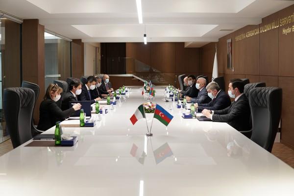 Azerbaijan, Italy mull cooperation on electricity supply to liberated territories [PHOTO]