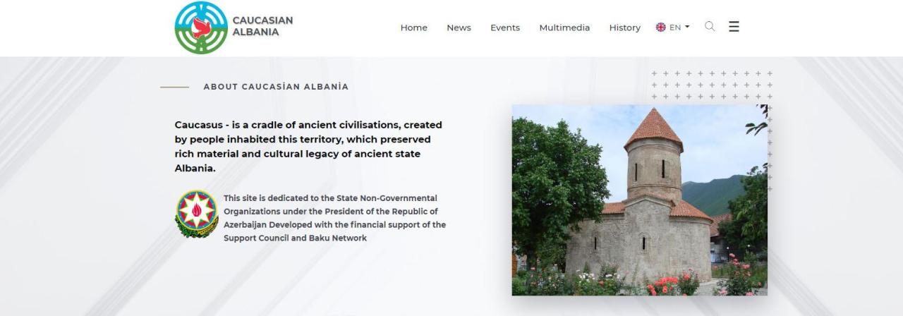 Website on heritage of Caucasian Albania launched [PHOTO]