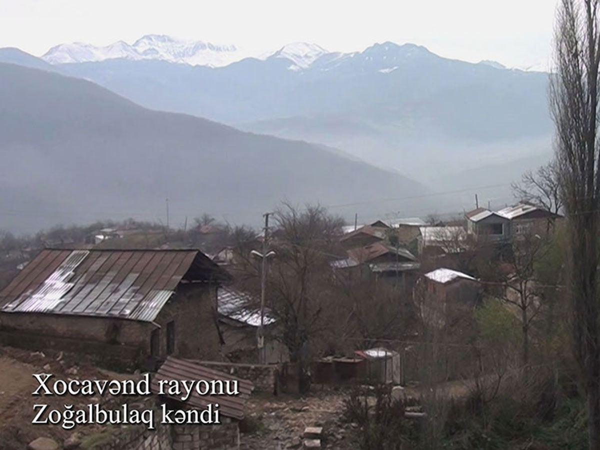 Azerbaijan shows footage from Zogalbulag village of Khojavend district [VIDEO]