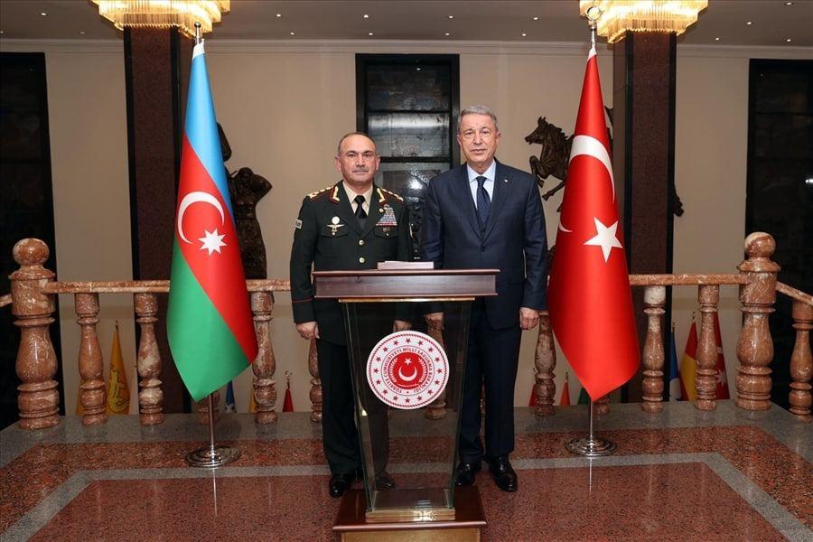 Azerbaijani deputy defence minister meets Turkish defence chief [PHOTO]