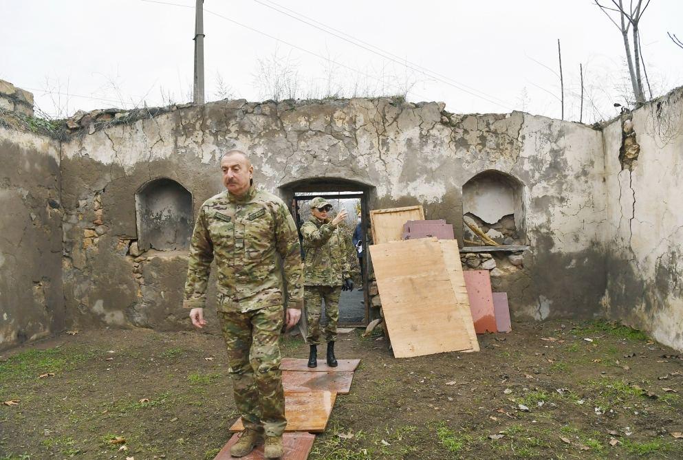 President Aliyev urges int’l community not to ignore Armenian vandalism in Azerbaijani lands [UPDATE]