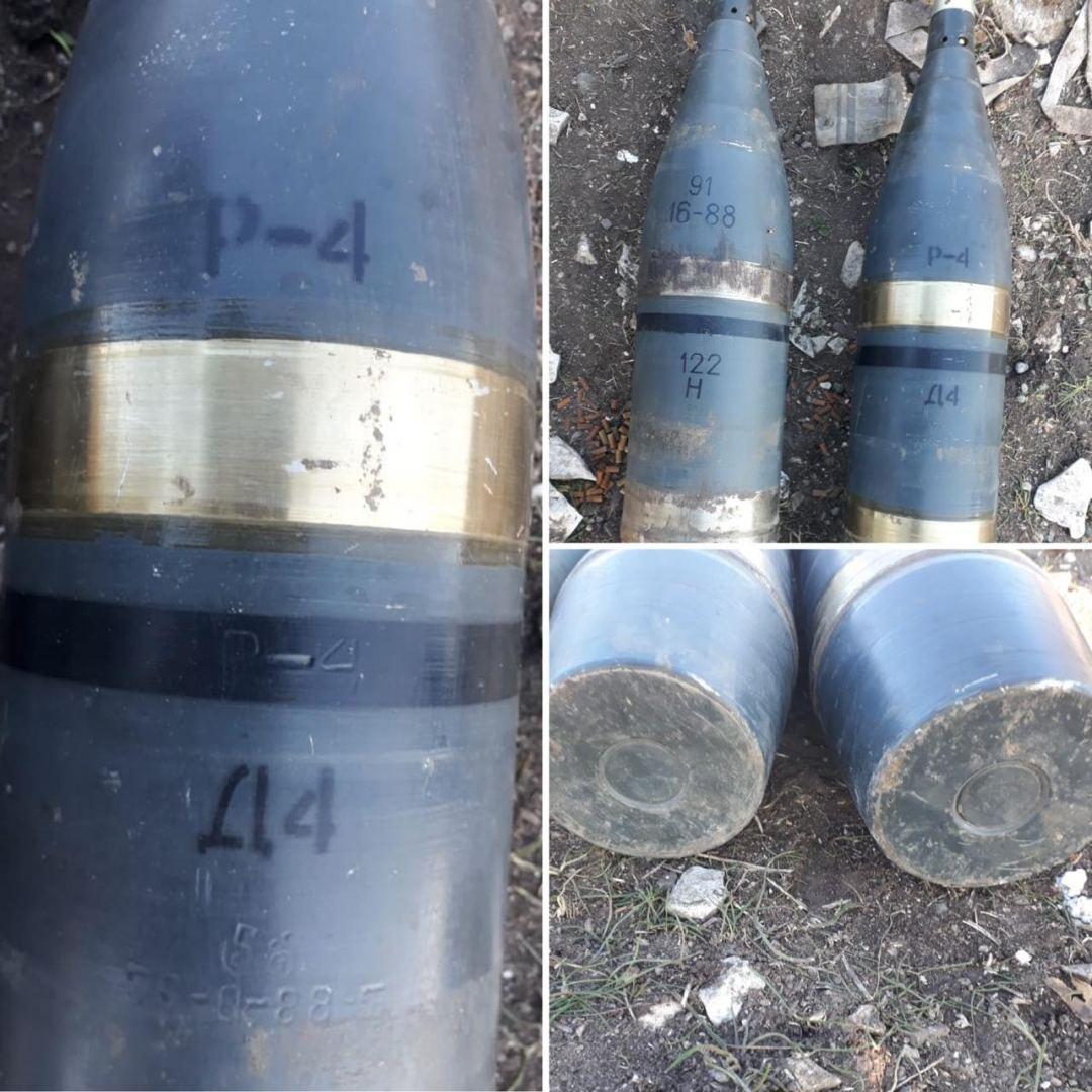 ANAMA finds white phosphorus bombs in liberated Azerbaijani settlement [PHOTO]