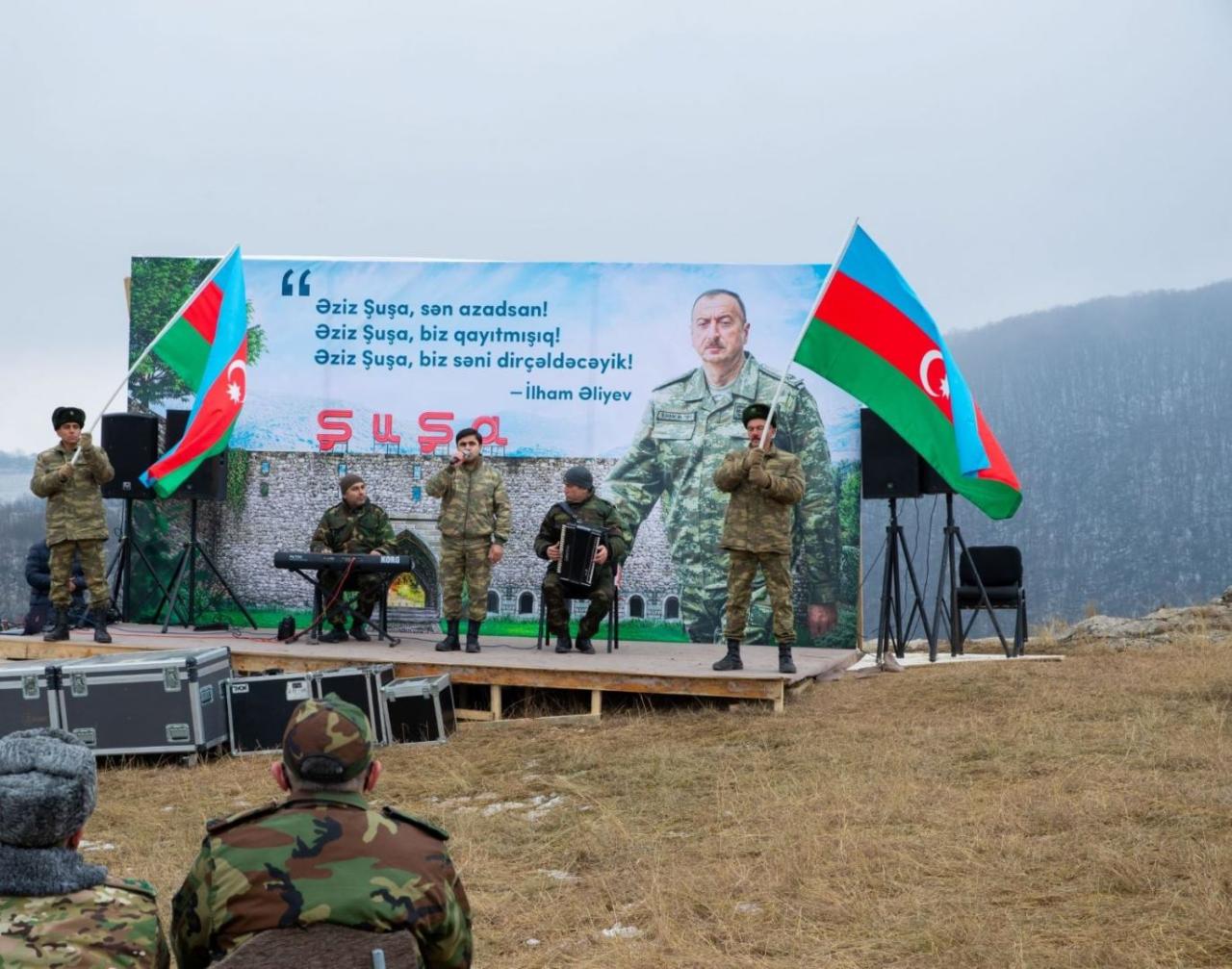 Azerbaijan organizes first concert in Shusha's Jydyr Duzu, following liberation [VIDEO]