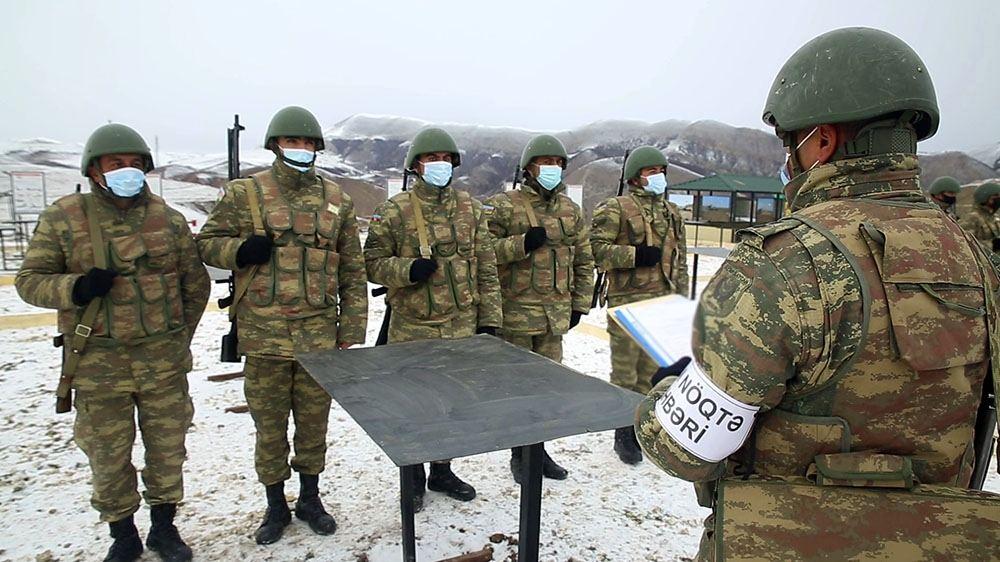 Azerbaijani servicemen undergo practical training under 2020 Combat Training Plan - Gallery Image
