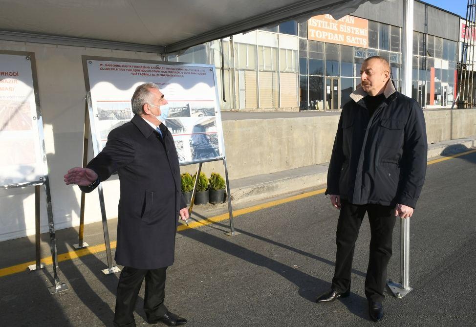 President Aliyev inaugurates new infrastructure project [PHOTO]