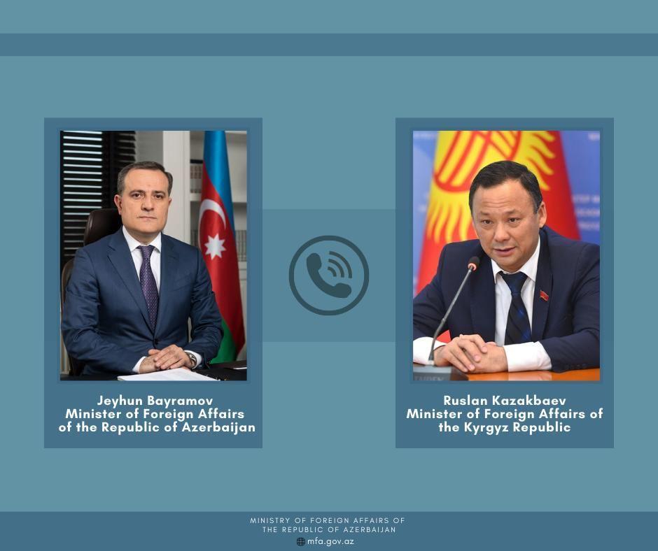 Azerbaijani, Kyrgyz FMs exchange views on expanding bilateral co-op