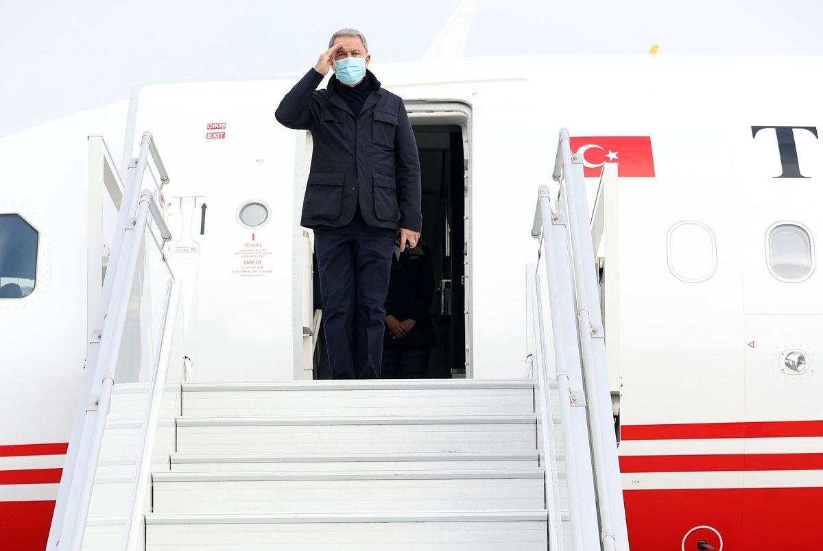 Hulusi Akar's visit to Azerbaijan ends