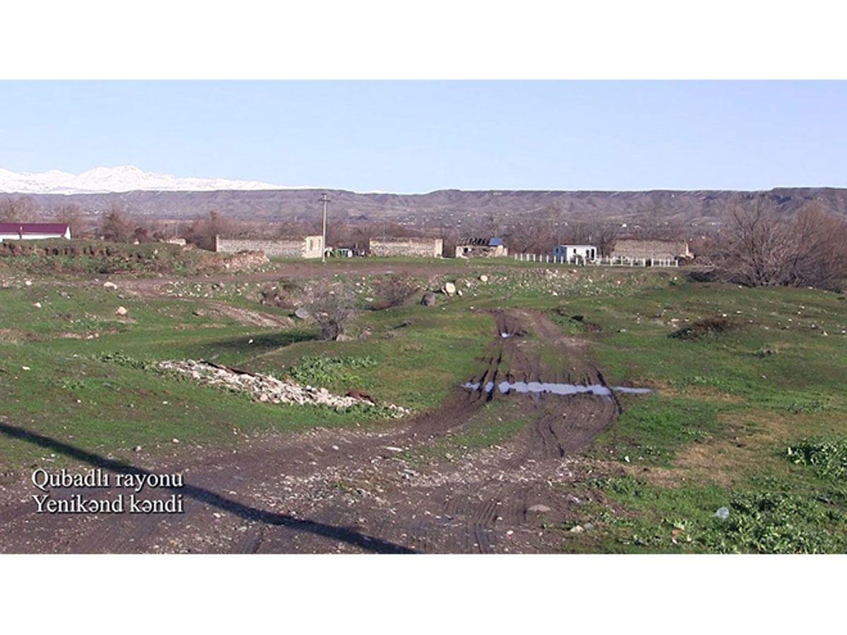 Azerbaijan shows footage from Yenikand village of Gubadli district (VIDEO)
