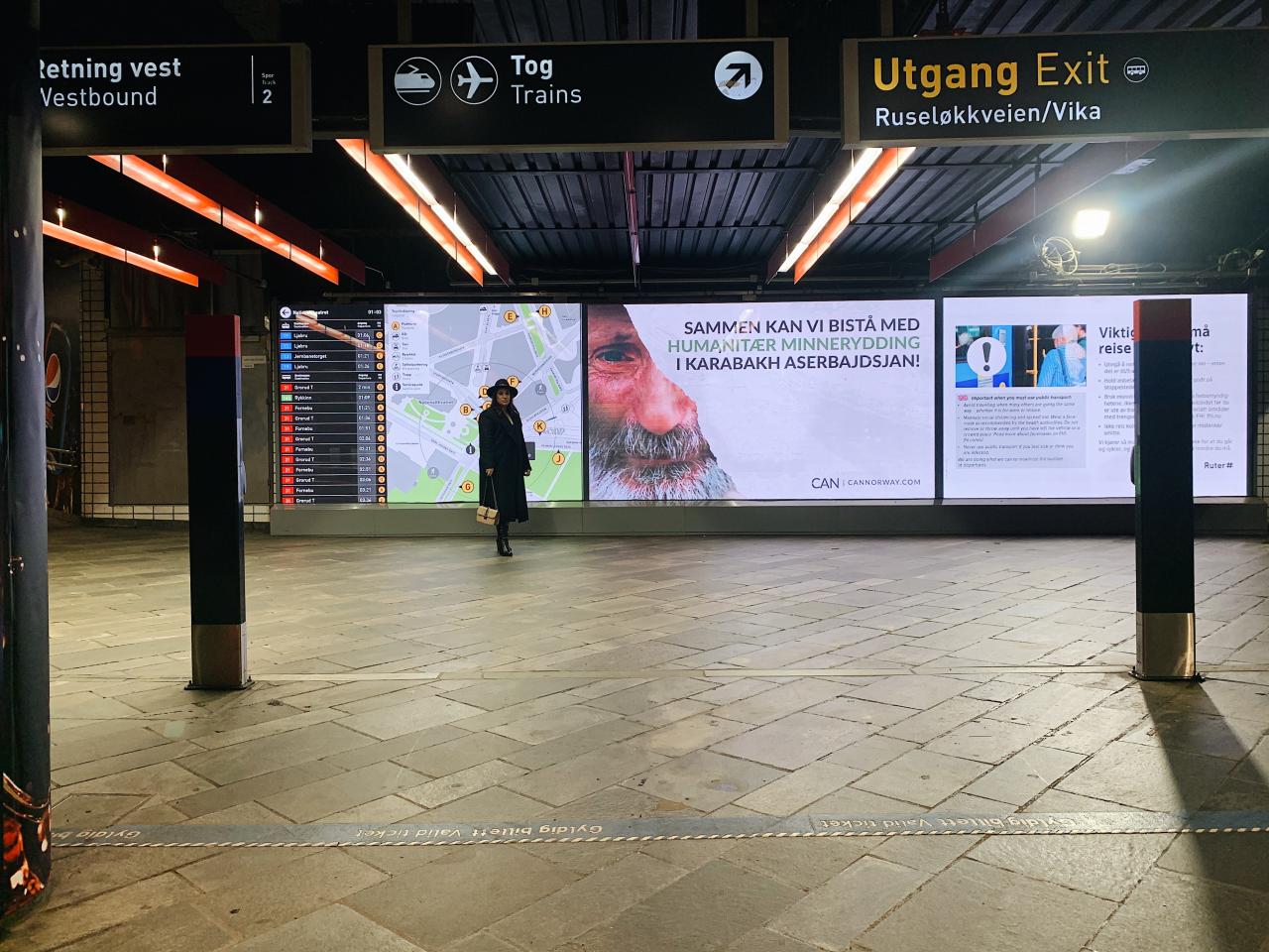 Some 200 billboards in Oslo reflect Armenian vandalism - Gallery Image