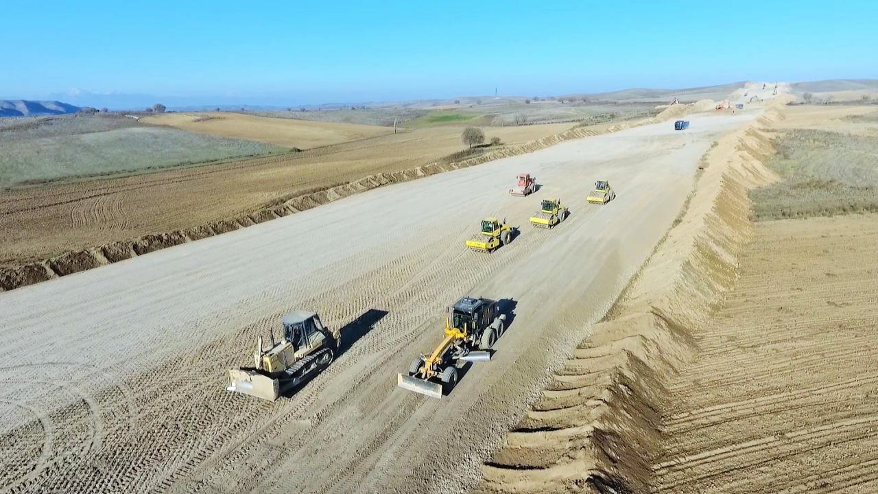 New Fuzuli-Shusha highway under construction [PHOTO/VIDEO]