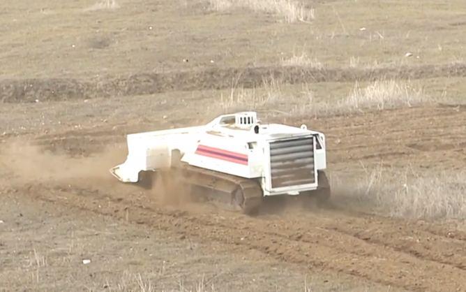 Footage of mine clearance in Azerbaijan's liberated Aghdam [VIDEO]