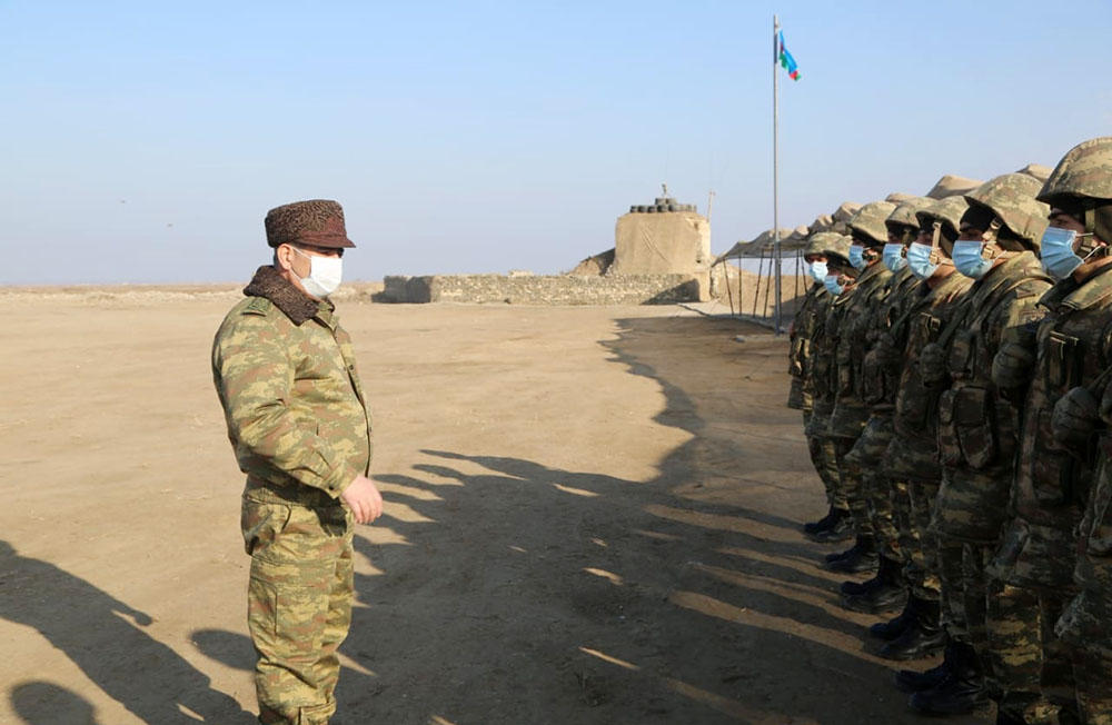 Defence chief inspects military units on liberated territories