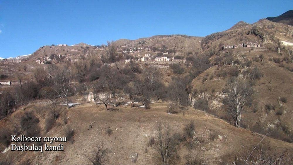 Azerbaijan shows video footage from Dashbulag village of Kalbajar district (VIDEO)