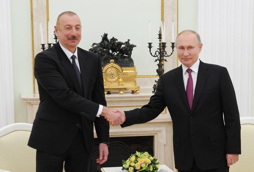 President Aliyev: Moscow statement aims to create completely new regional situation [UPDATE]