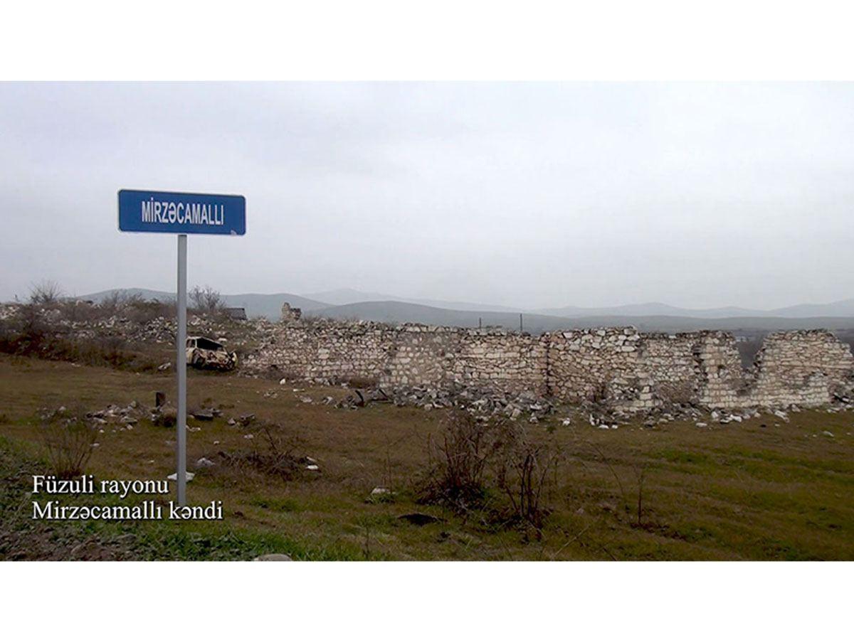 Azerbaijan shares footage from Mirzajamally village of Fuzuli district (PHOTO/VIDEO) (PHOTO/VIDEO)