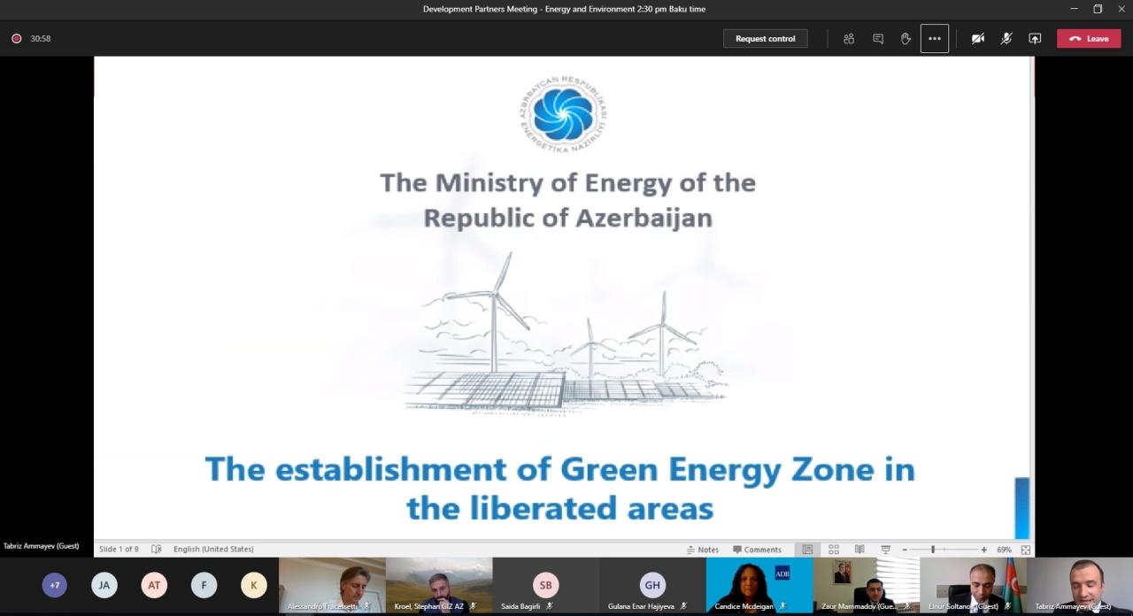 Azerbaijan eyes establishing green energy zone in liberated lands