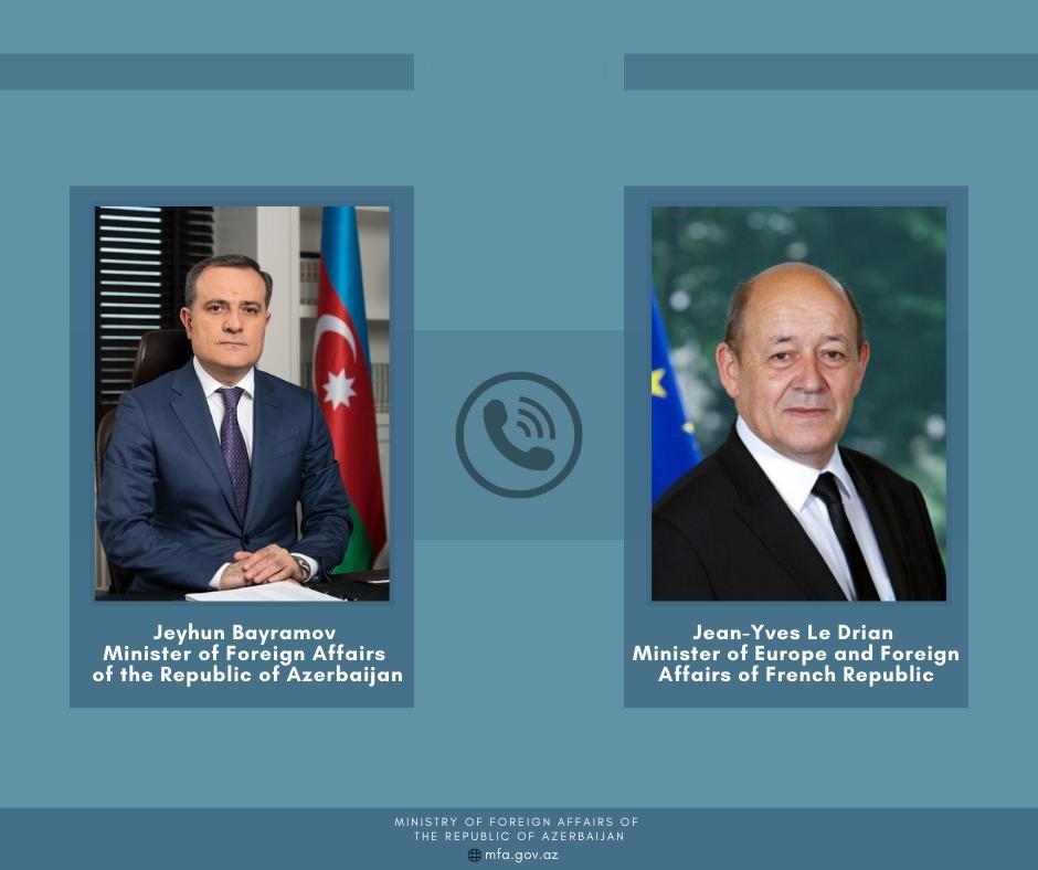 Azerbaijani, French FMs mull Karabakh peace deal, ties