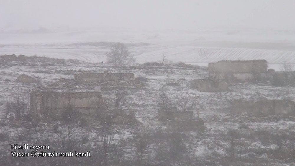 Azerbaijan shows footage from Yukhari Abdurrakhmanli village of Fuzuli [PHOTO/VIDEO]