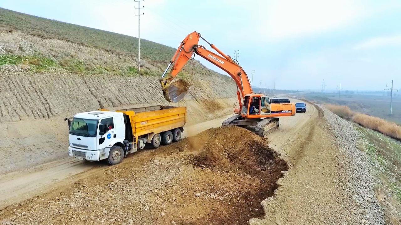 Azerbaijan launches highway construction in Aghstafa district [PHOTO]
