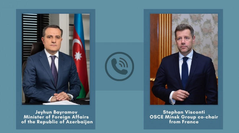 Azerbaijani FM, French mediator mull regional situation, Karabakh peace deal