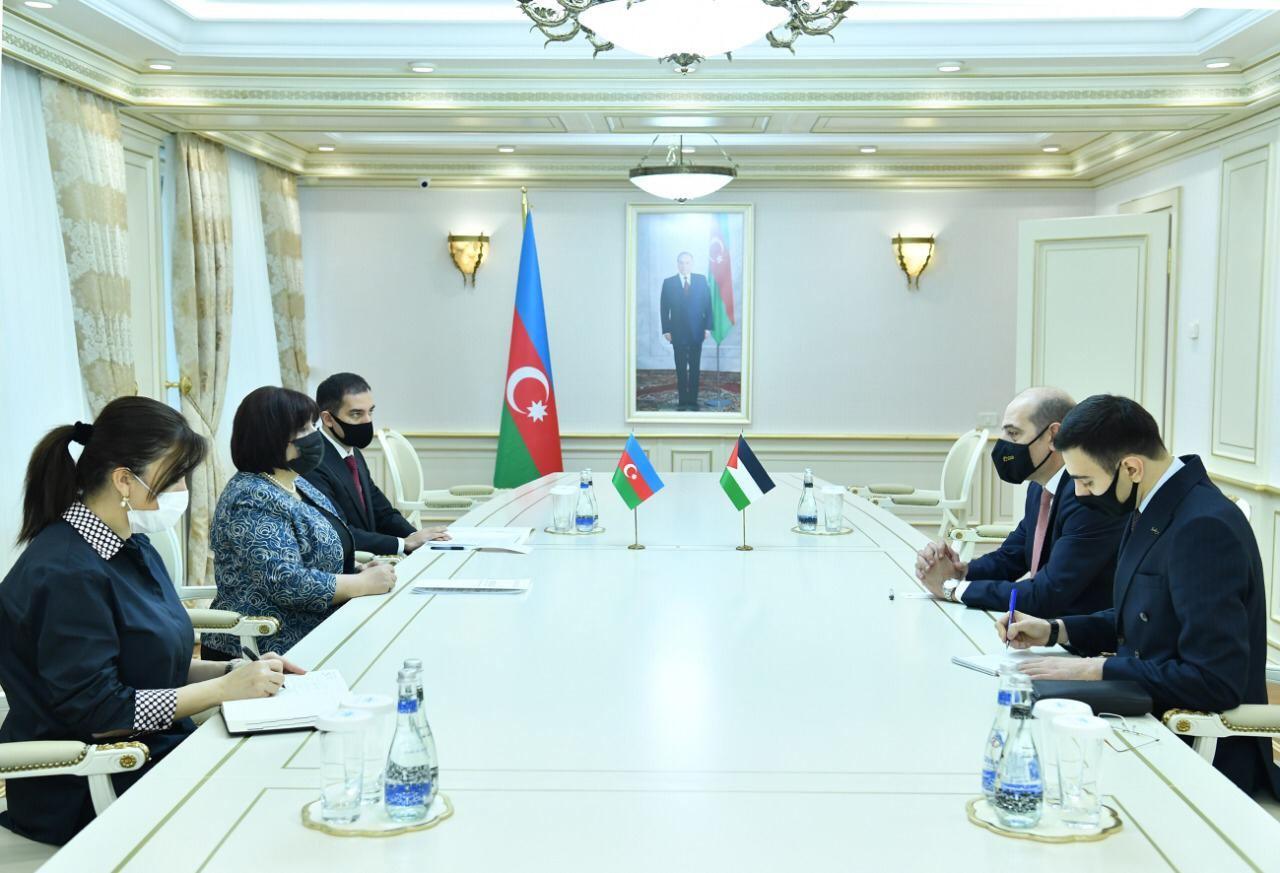 Azerbaijani Parliament speaker meets with Jordanian ambassador [PHOTO]