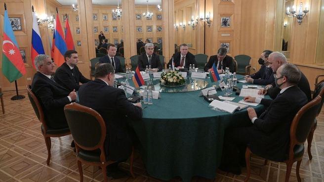 Azerbaijani-Russian-Armenian trilateral working group holds first meeting in Moscow
