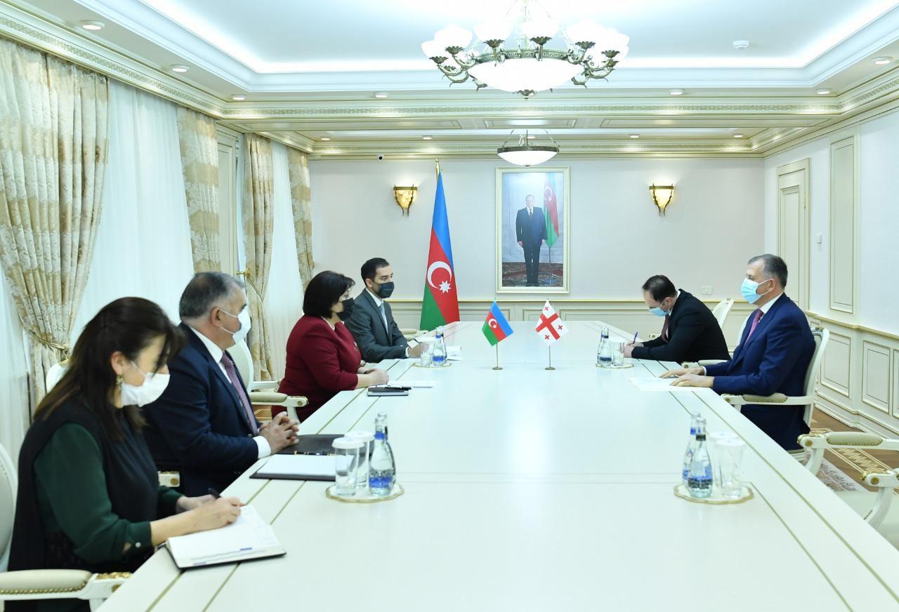 Speaker of Azerbaijani parliament, Georgian ambassador discuss prospects for development of relations