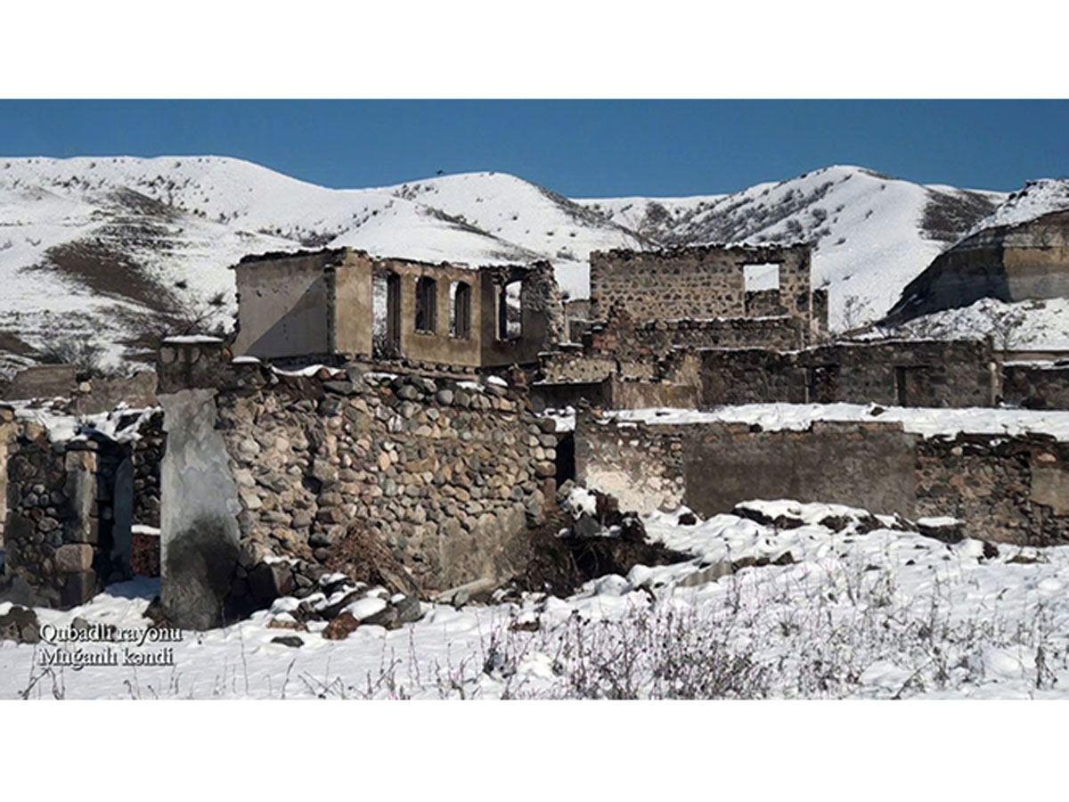 Azerbaijan shares footage from Gubadly district's Mughanly village (PHOTO/VIDEO)