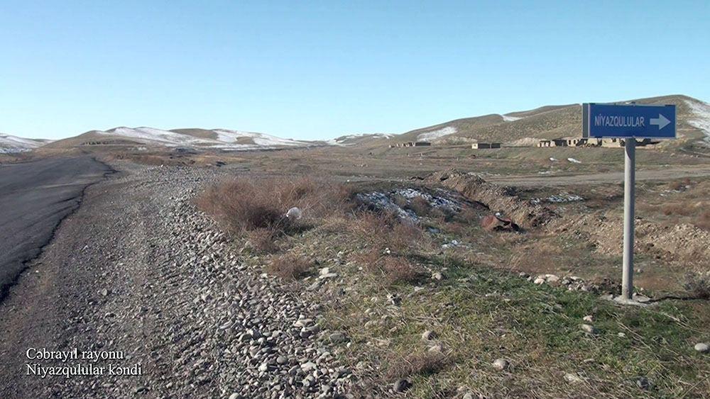 Azerbaijan shows footage from Niyazqulular village of Jabrayil district (PHOTO/VIDEO)