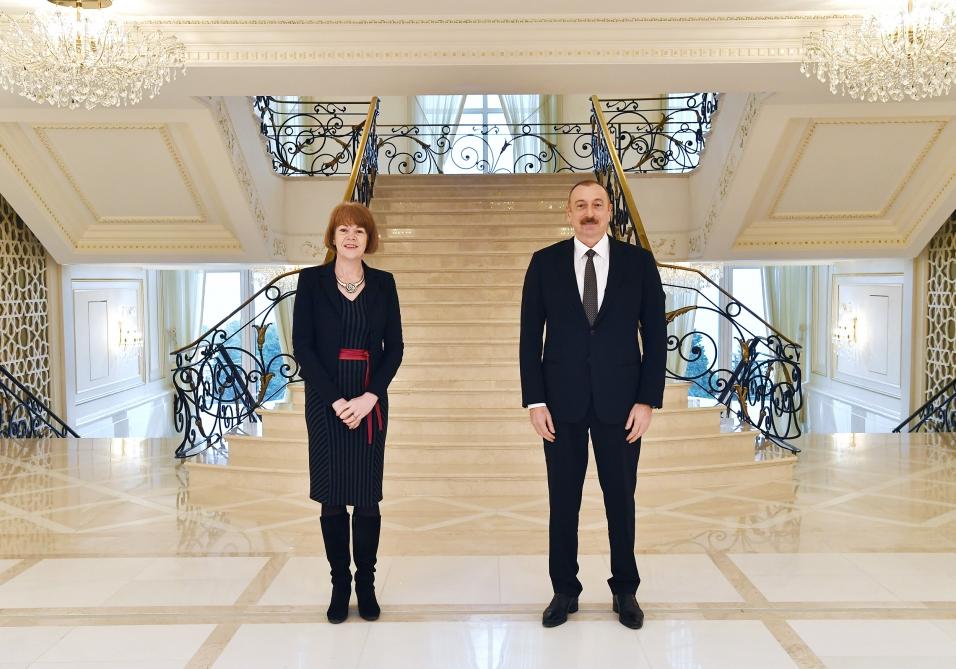 Azerbaijani leader, UK minister discuss regional peace, stability, ties