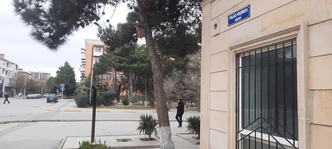 Central street in Sumgayit named after national hero