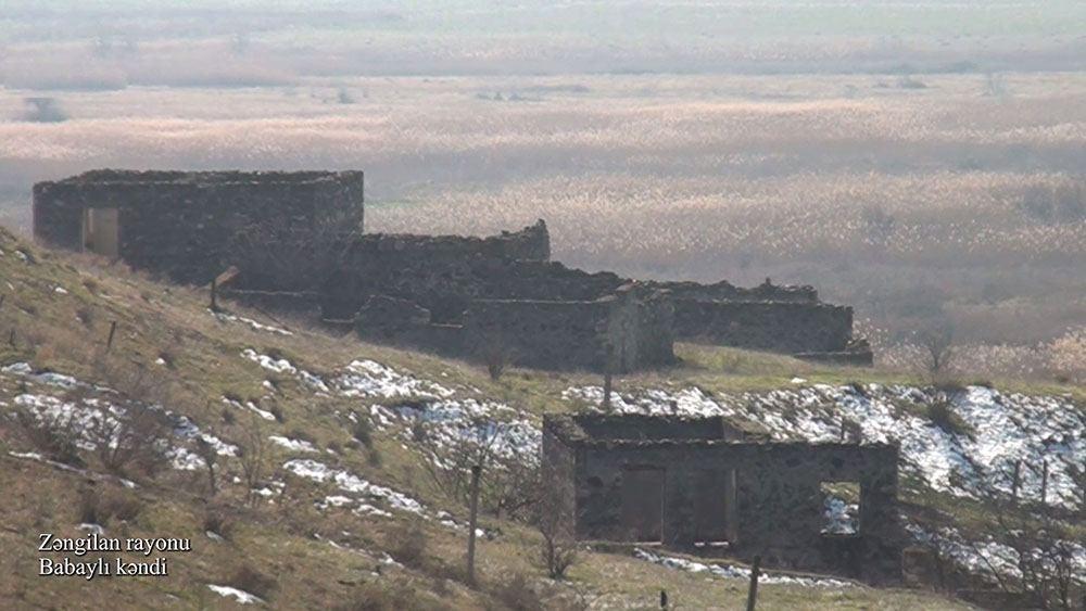 Azerbaijan shows footage from Zangilan`s Babayli village [PHOTO/VIDEO]