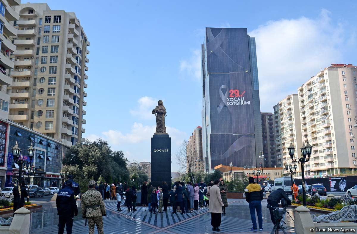 Baku preparing for 29th anniversary of Khojaly genocide - Trend TV report [PHOTO/VIDEO]