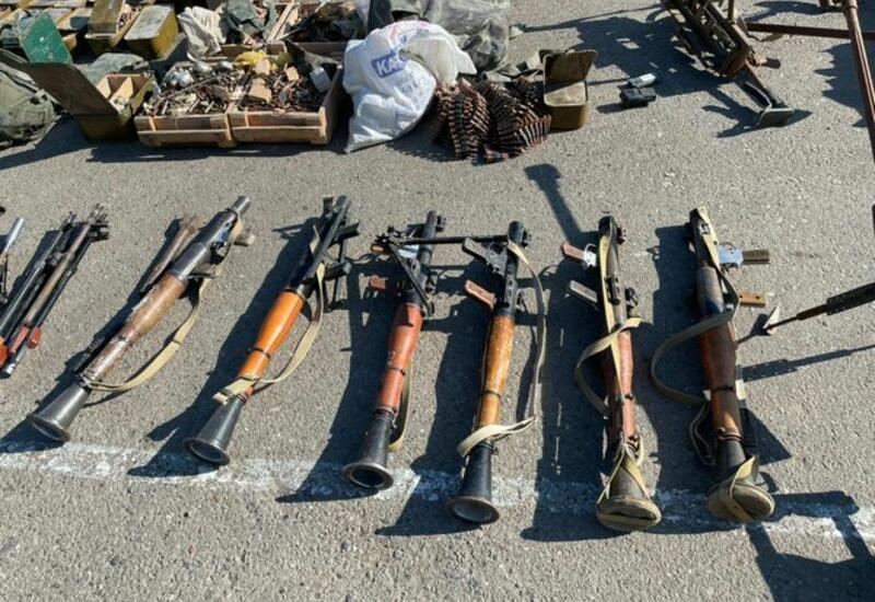 Large amount of ammunition seized in liberated Jabrayil
