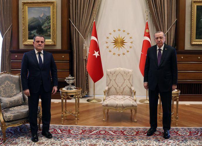 Turkish president receives Azerbaijani FM