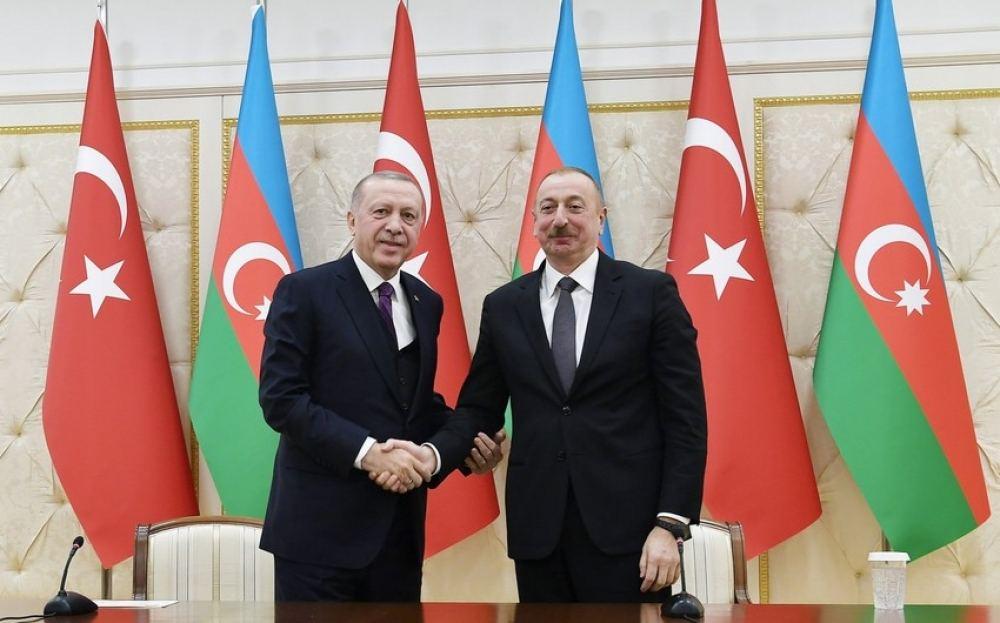 Aliyev, Erdogan visit monuments of Natavan, Bulbul and Hajibayov in Shusha