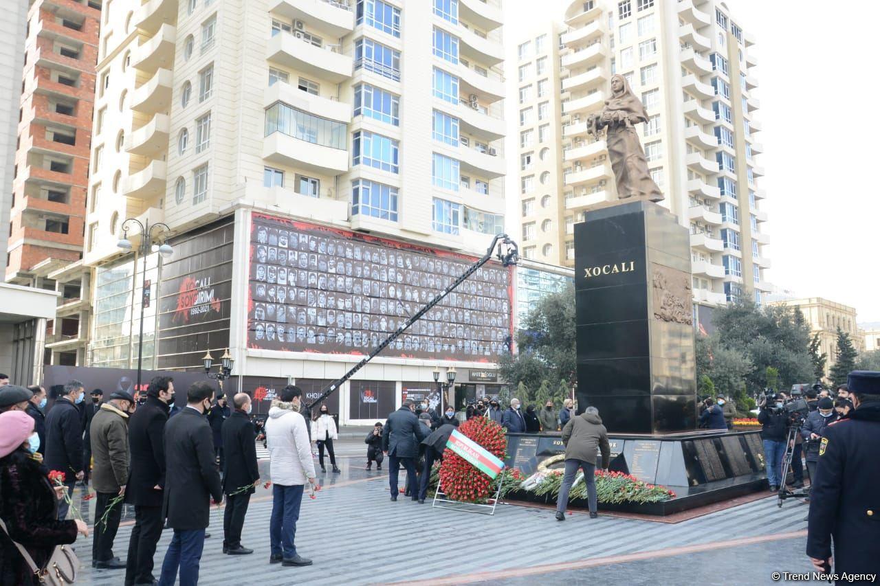Azerbaijani population honoring memory of victims of Khojaly genocide [PHOTO]