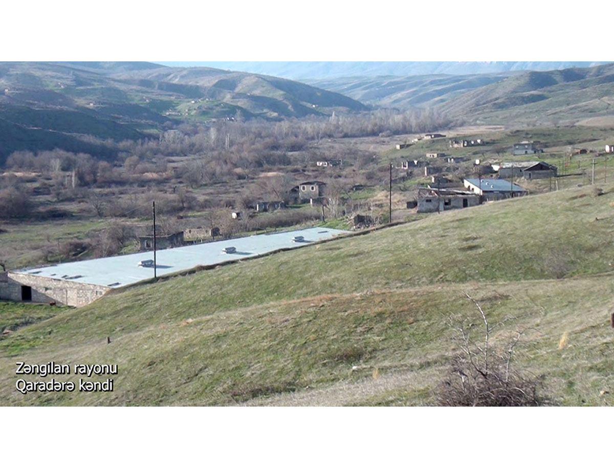 Azerbaijan shows footage from Zangilan's Garadere village (VIDEO)