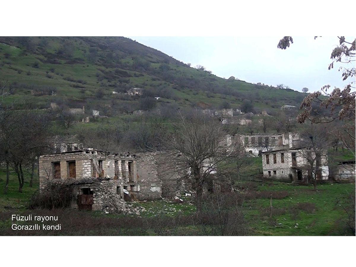 Azerbaijan shows footage from Fuzuli's Gorazilly village [VIDEO]