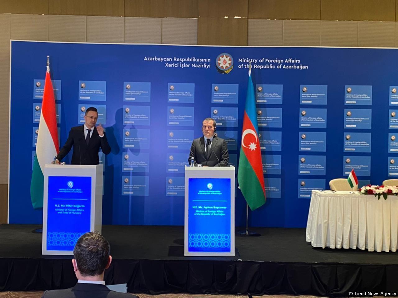 Diversification of gas supplies to Europe impossible without Azerbaijani gas - Hungarian FM