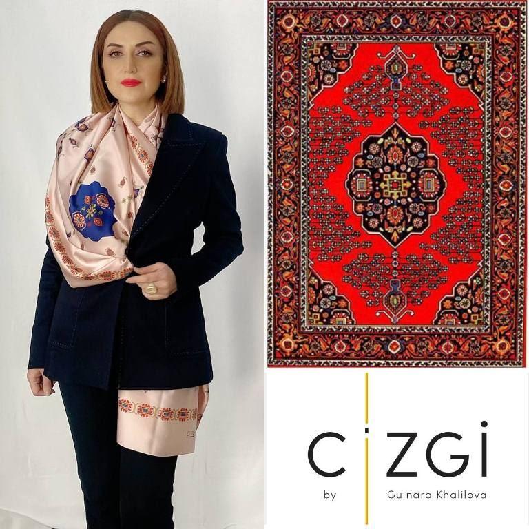 Fashion designer presents stunning silk scarves [PHOTO]