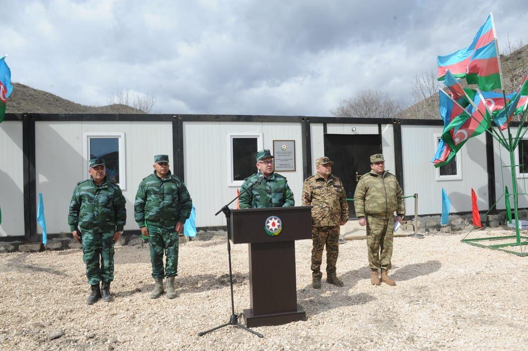 New military unit of Azerbaijani State Border Service opens on border with Armenia [PHOTO]