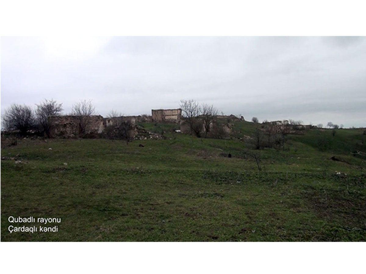Azerbaijan's MoD shares footage from Gubadly's Chardaghly village (VIDEO)