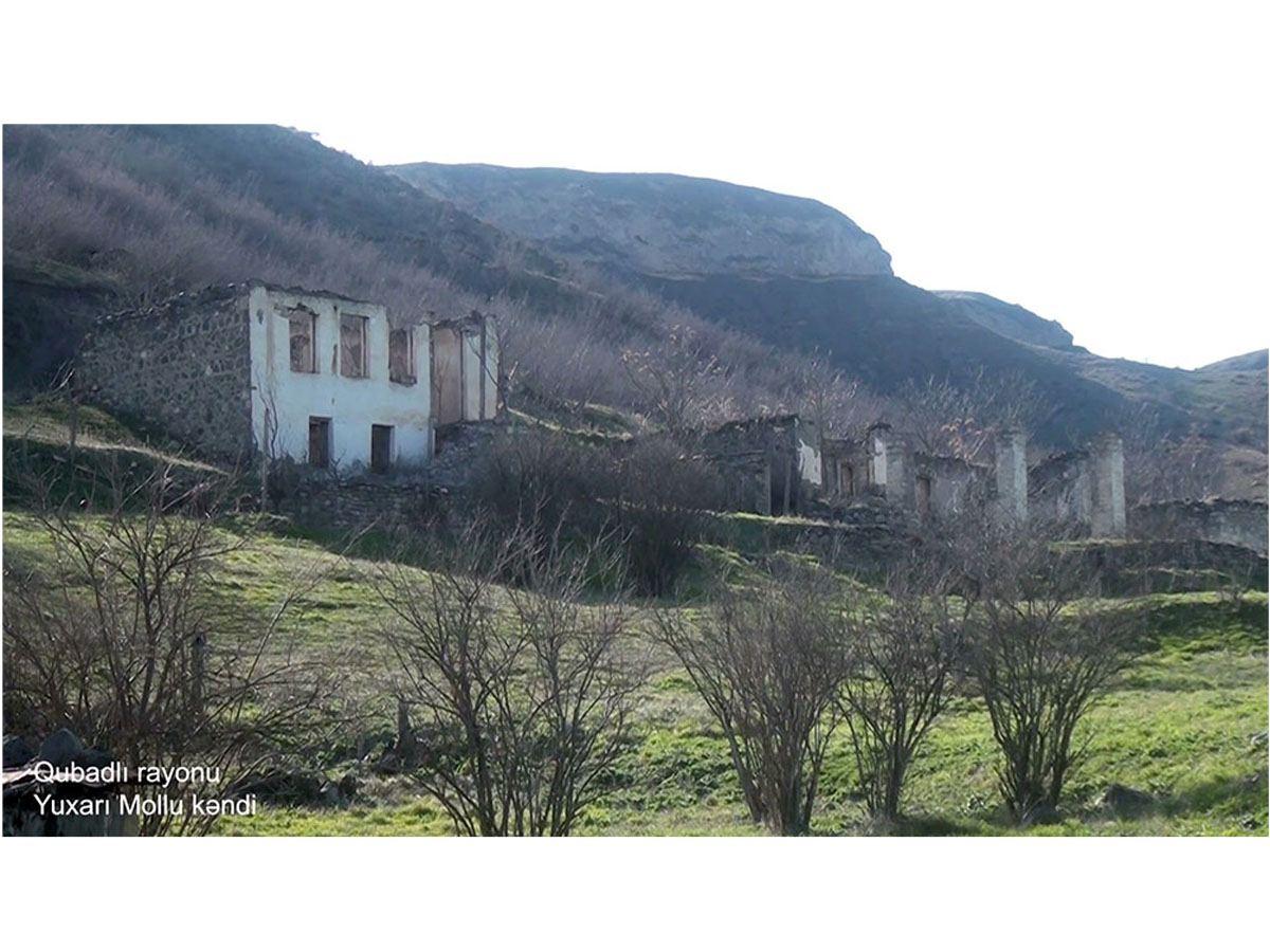 Footage from Yukhary Mollu village of Azerbaijan's Gubadly district (VIDEO)