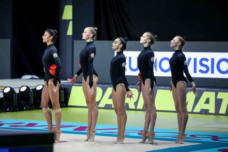 Azerbaijani team in group exercises reach finals of Rhythmic Gymnastics World Cup in Sofia