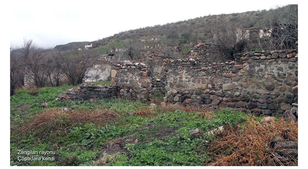 Azerbaijan shows footage from Chopadara village of the Zangilan region (VIDEO)