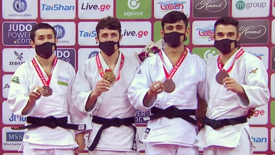 National judo fighters win two medals at Tbilisi Grand Slam 2021