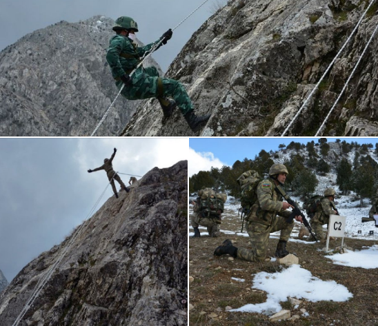 Azerbaijani servicemen join mountaineering exercises in Turkey